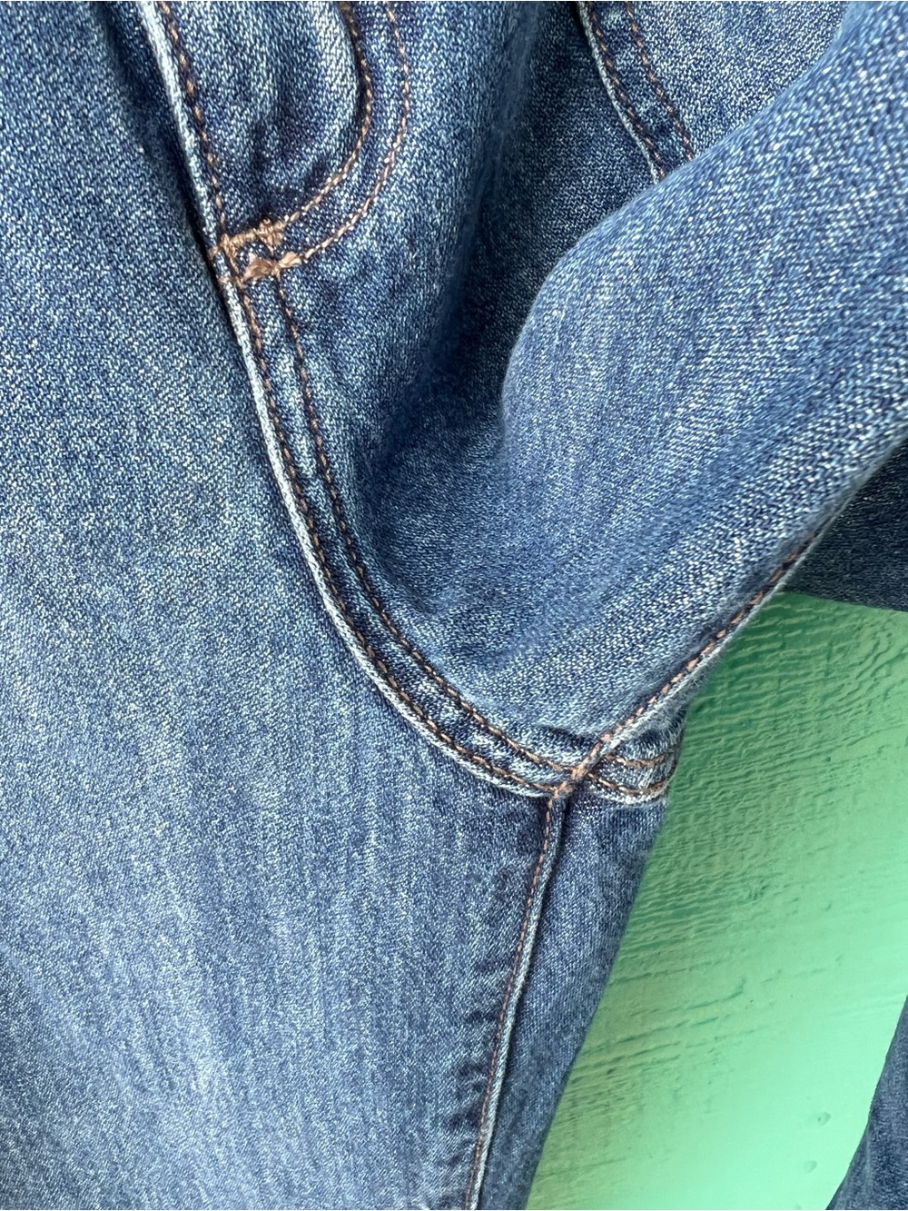 High-Rise Wide Leg Jeans Medium Wash SIZE 10 Universal Thread 100% Cotton - Picture 8 of 11